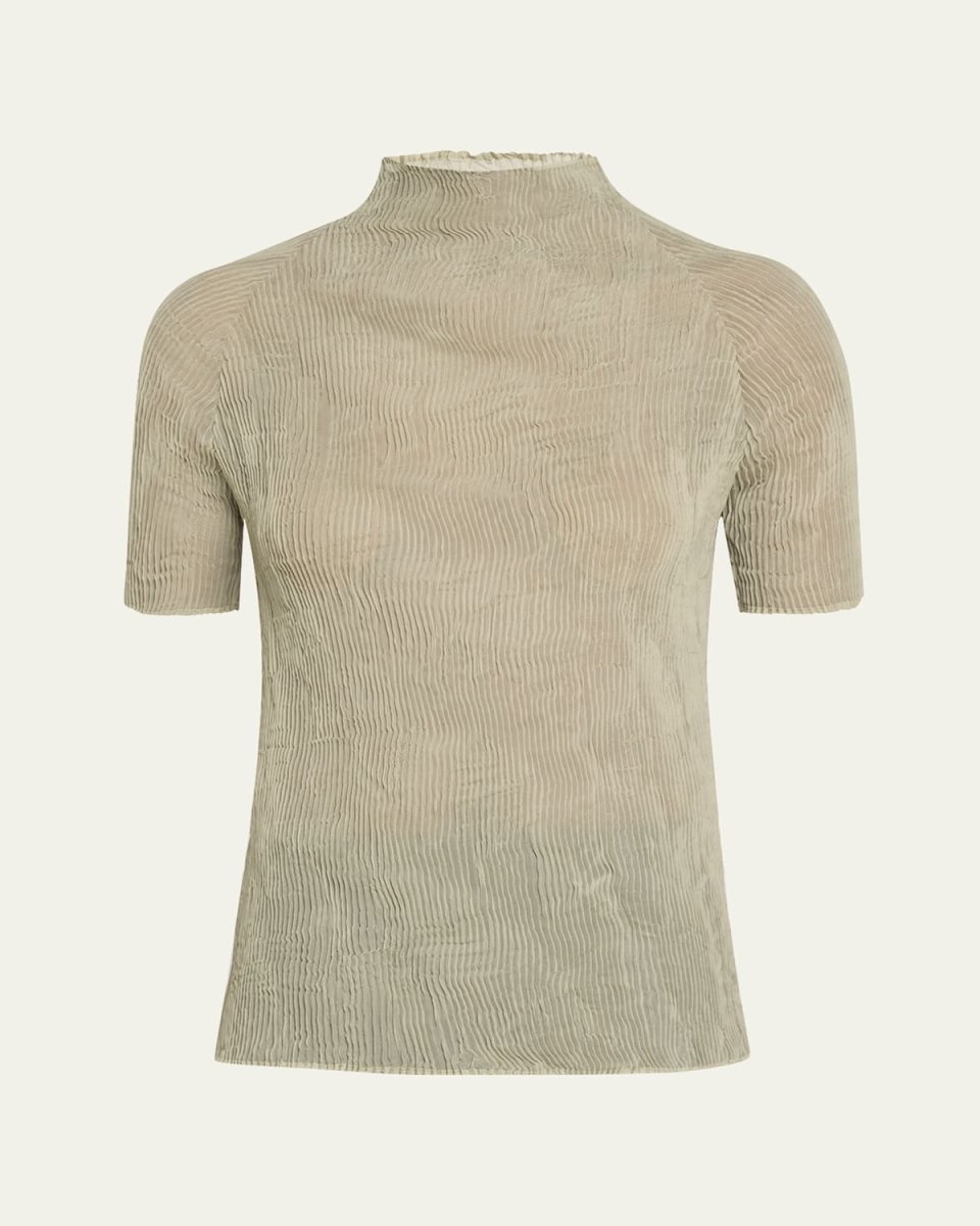 Chiffon Twist 3 Short Sleeve Top